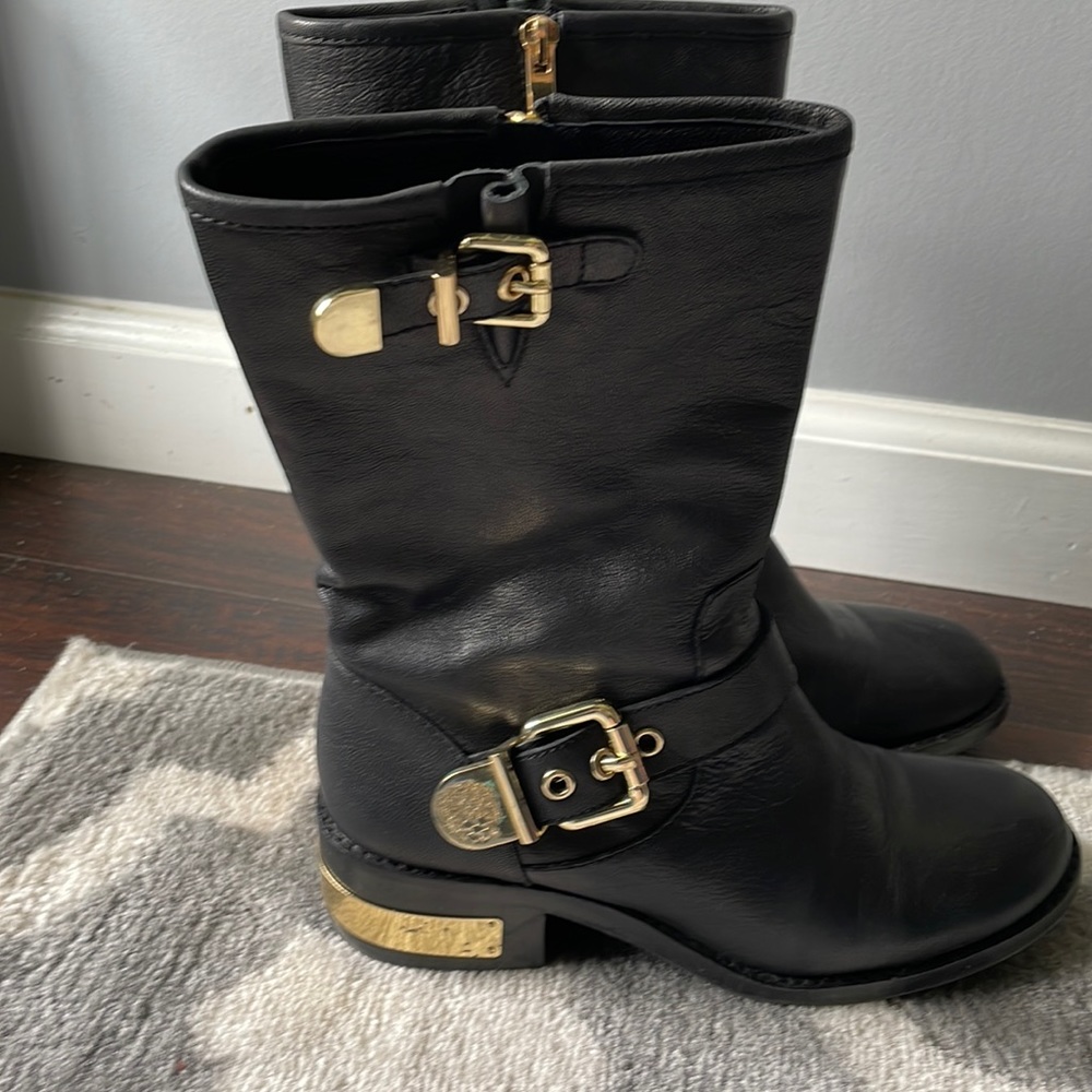 Vince Camuto leather boots.